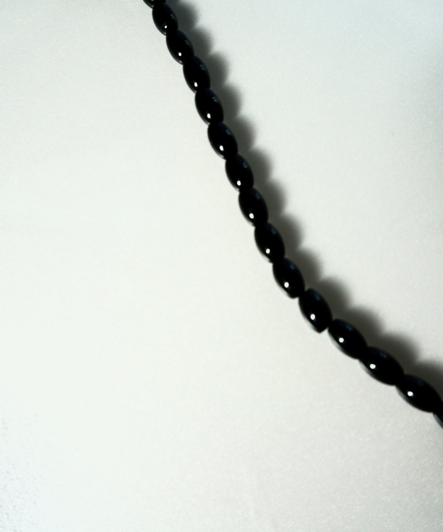oval black onyx necklace