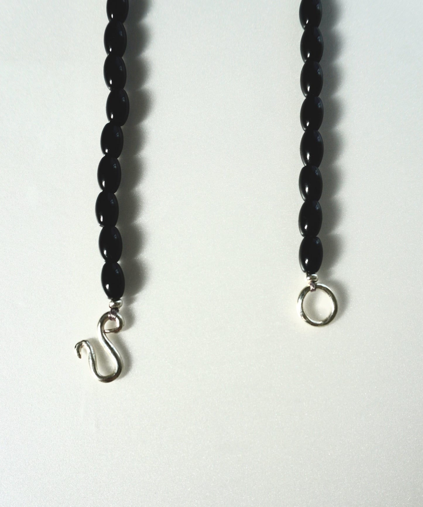 oval black onyx necklace