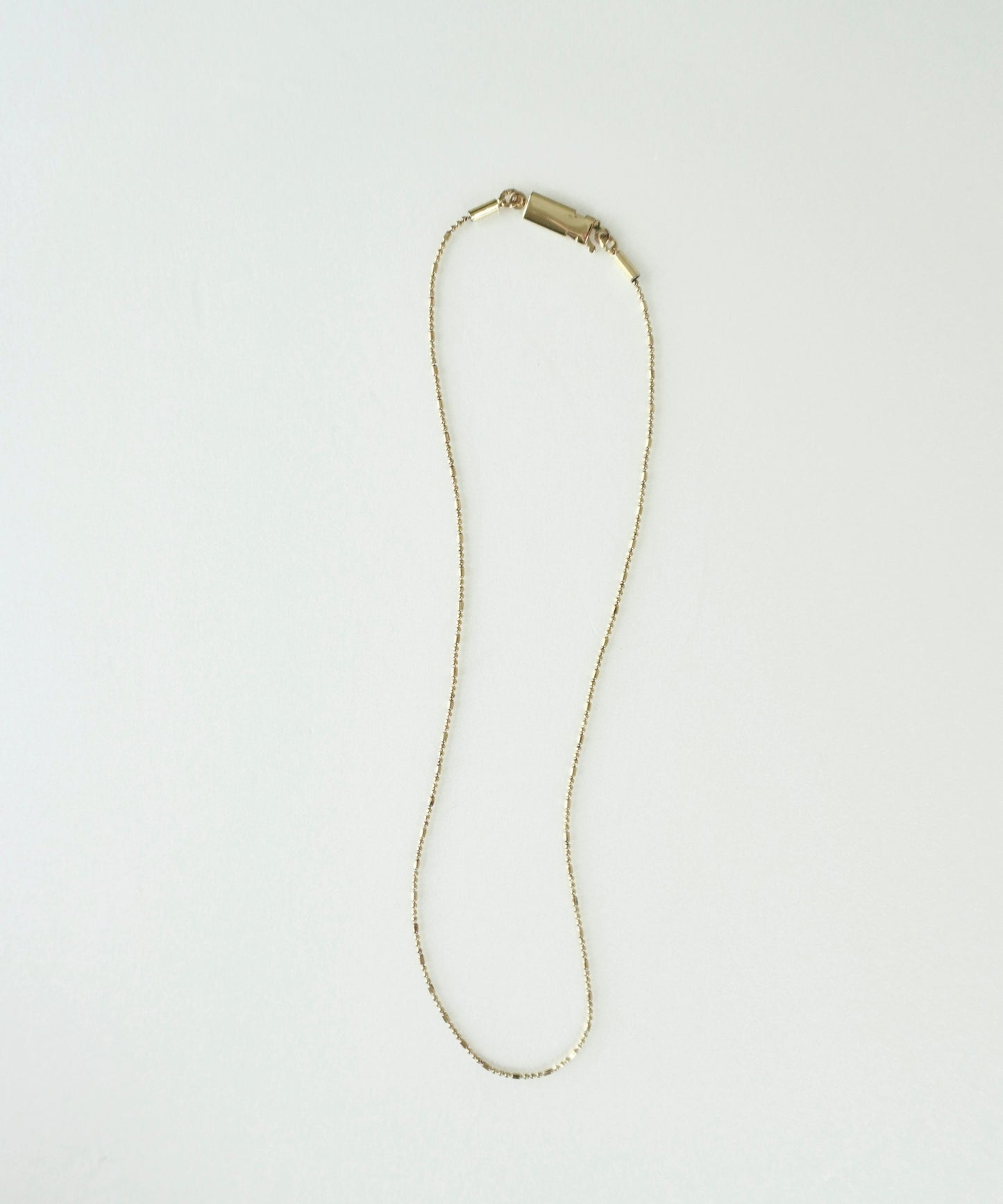 bamboo & chain necklace