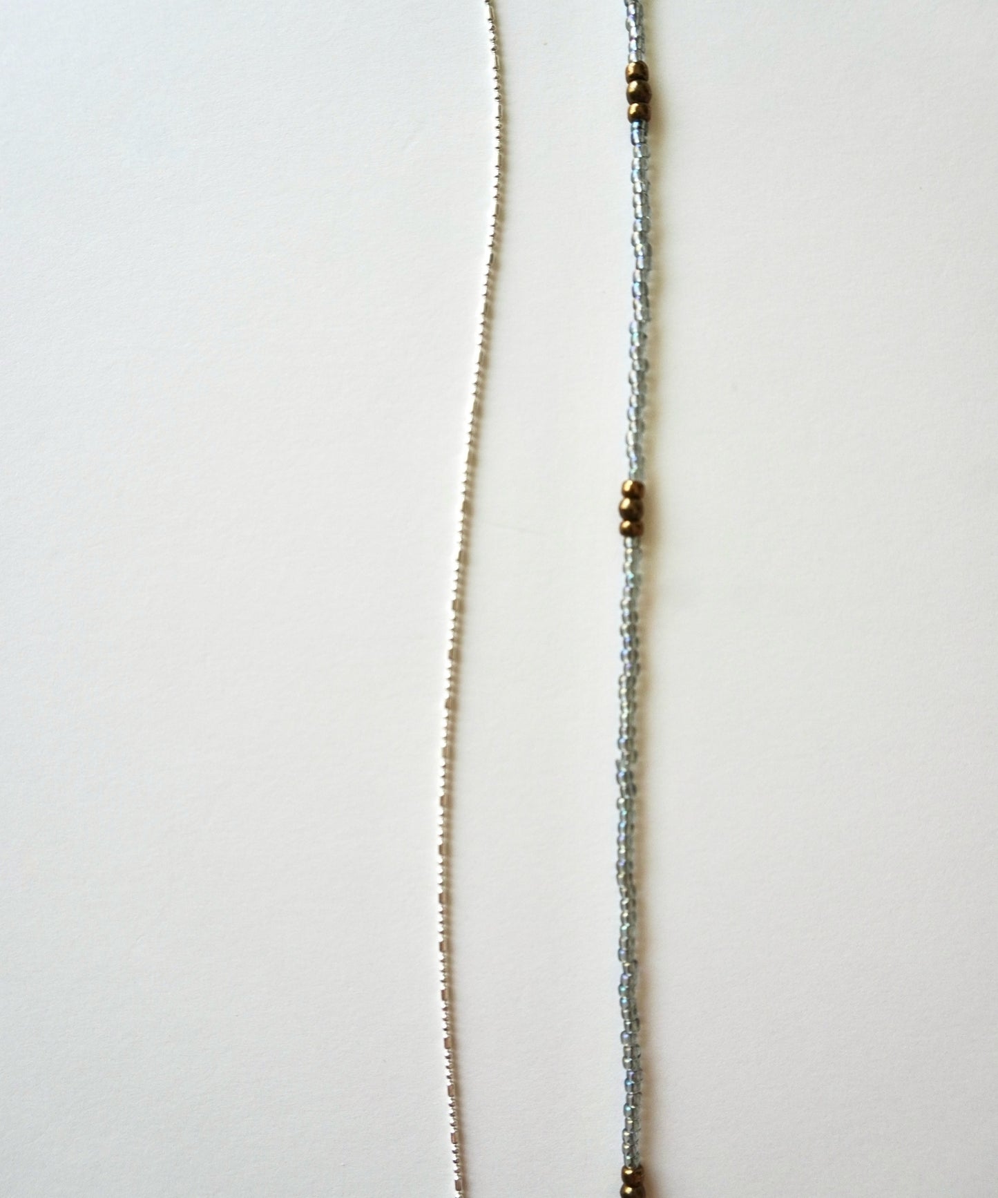 tiny beads & chain necklaces