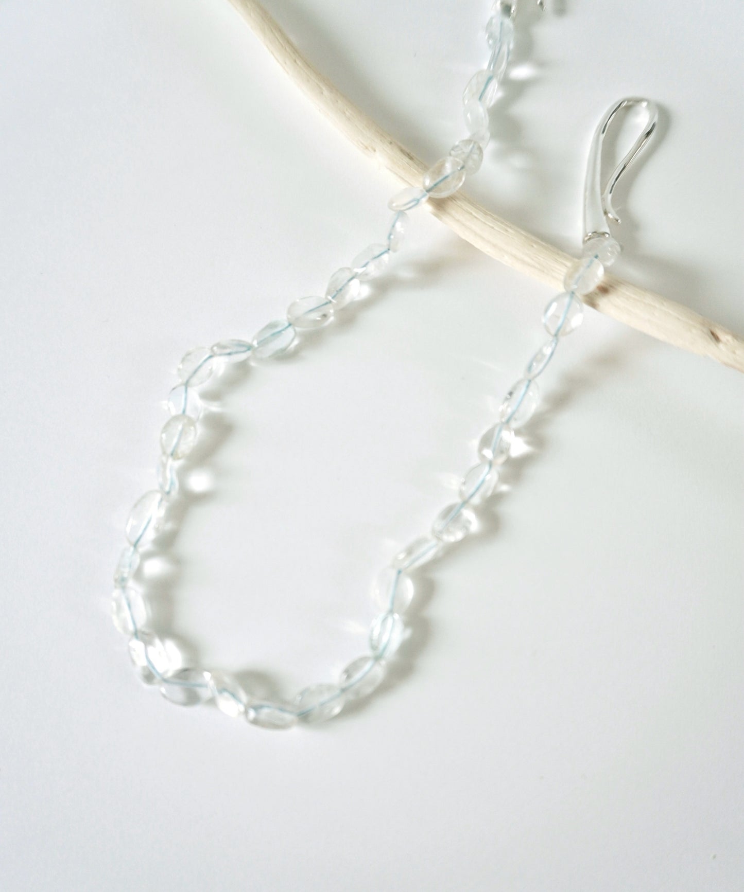 "Aquamarine" stone necklace