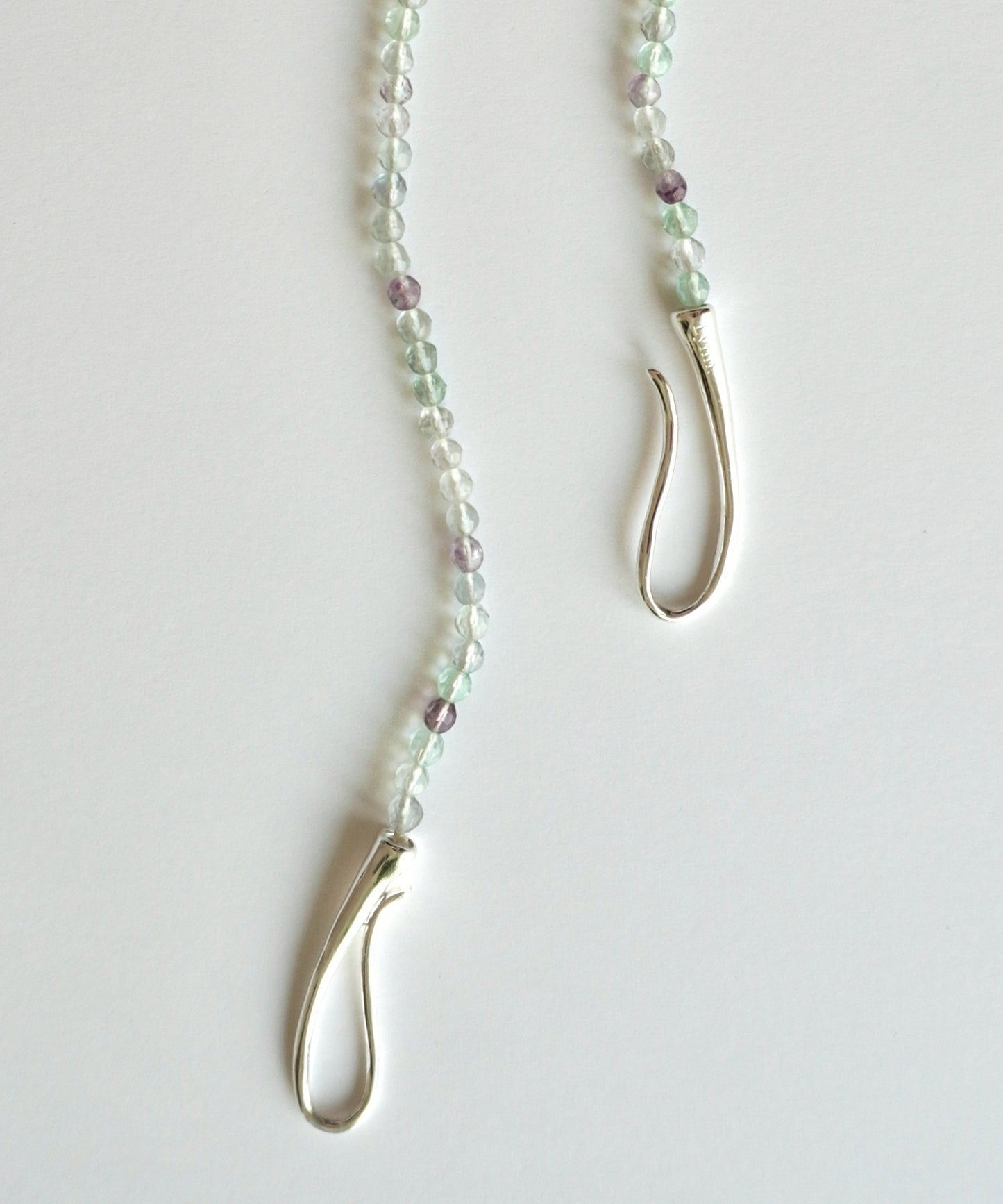 "Fluorite" stone necklace