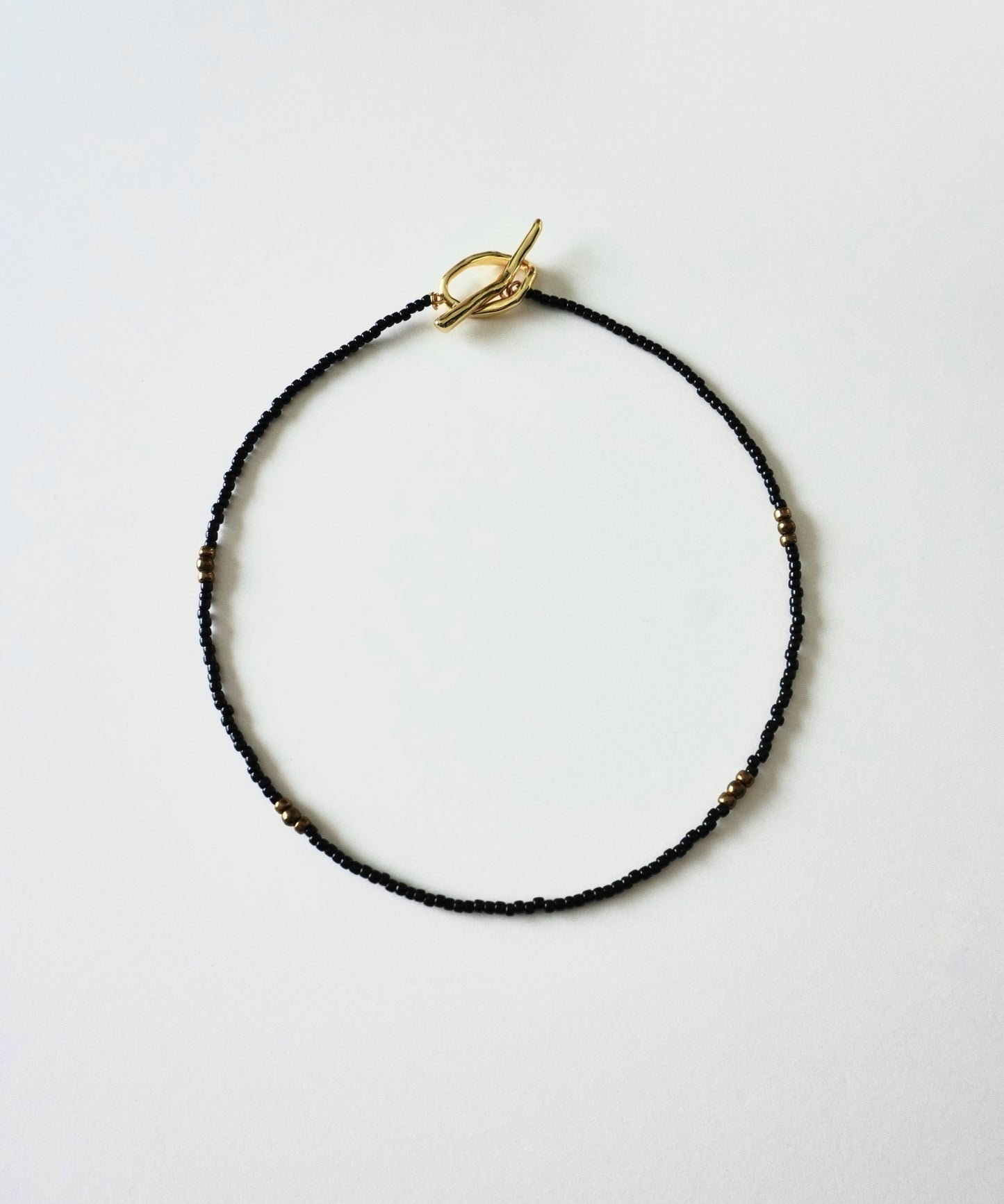 tiny beads & chain necklaces