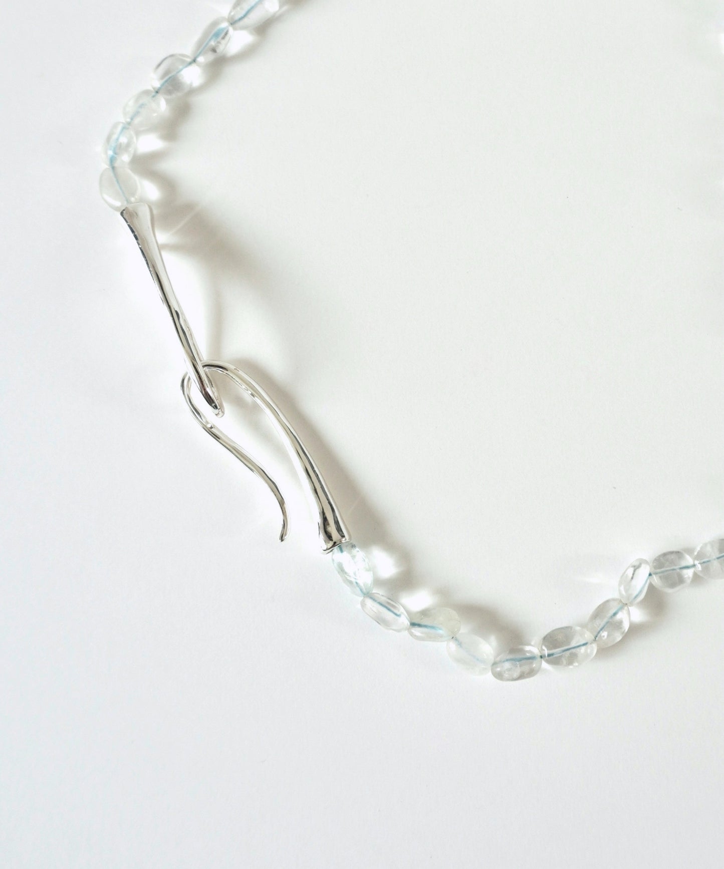 "Aquamarine" stone necklace