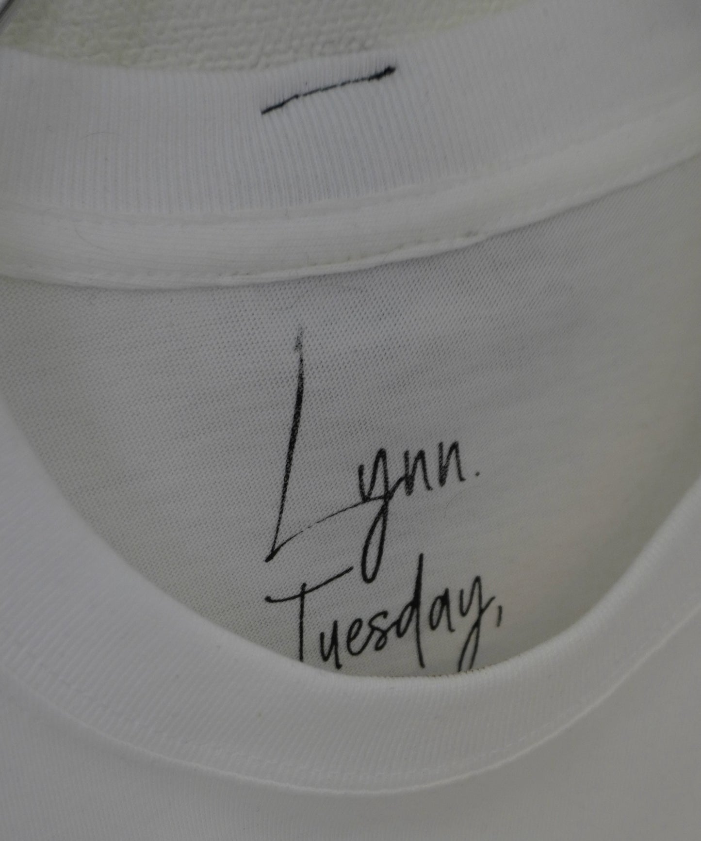 "Sunday" back tie Tee