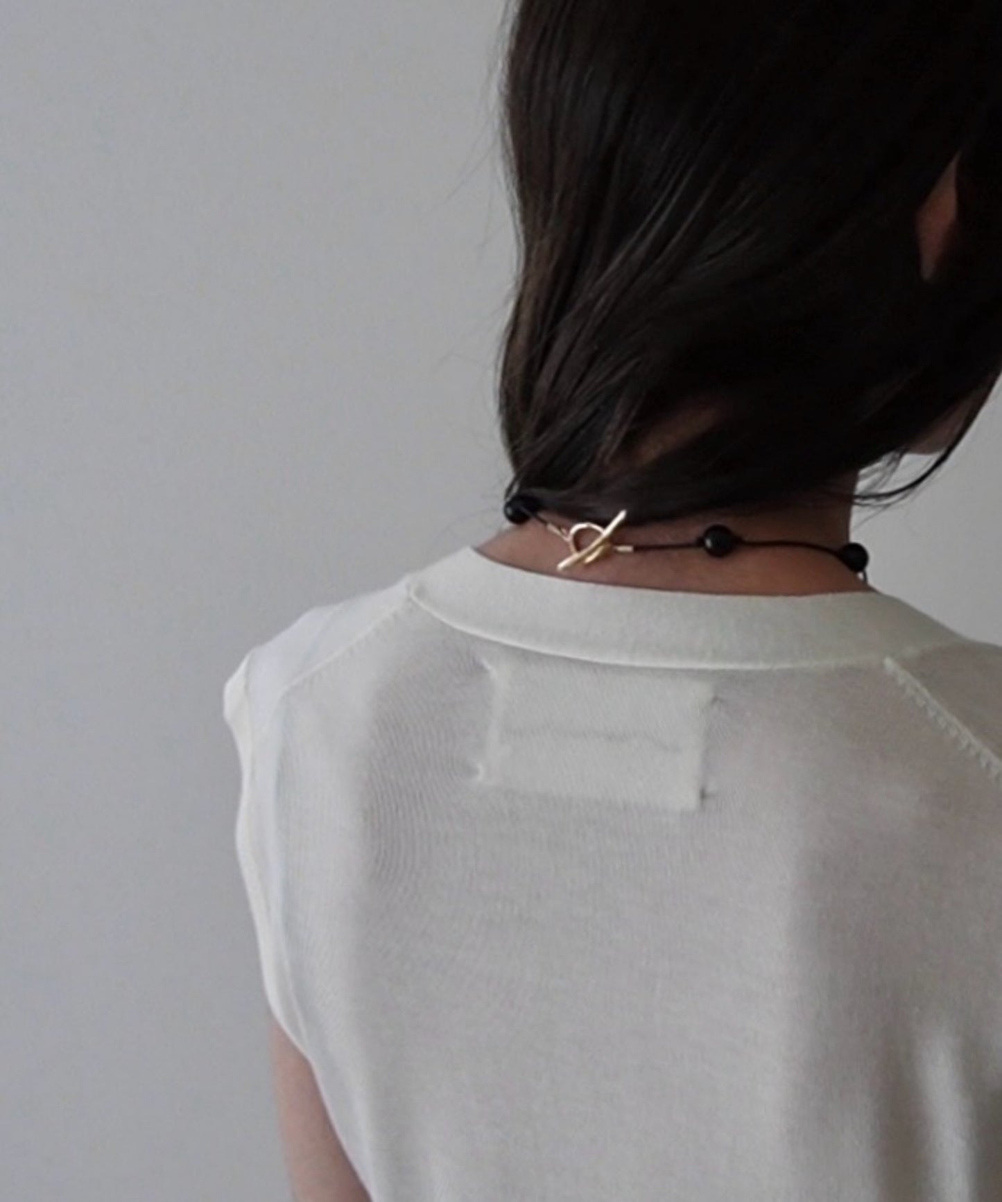 "candy" stone & code necklace