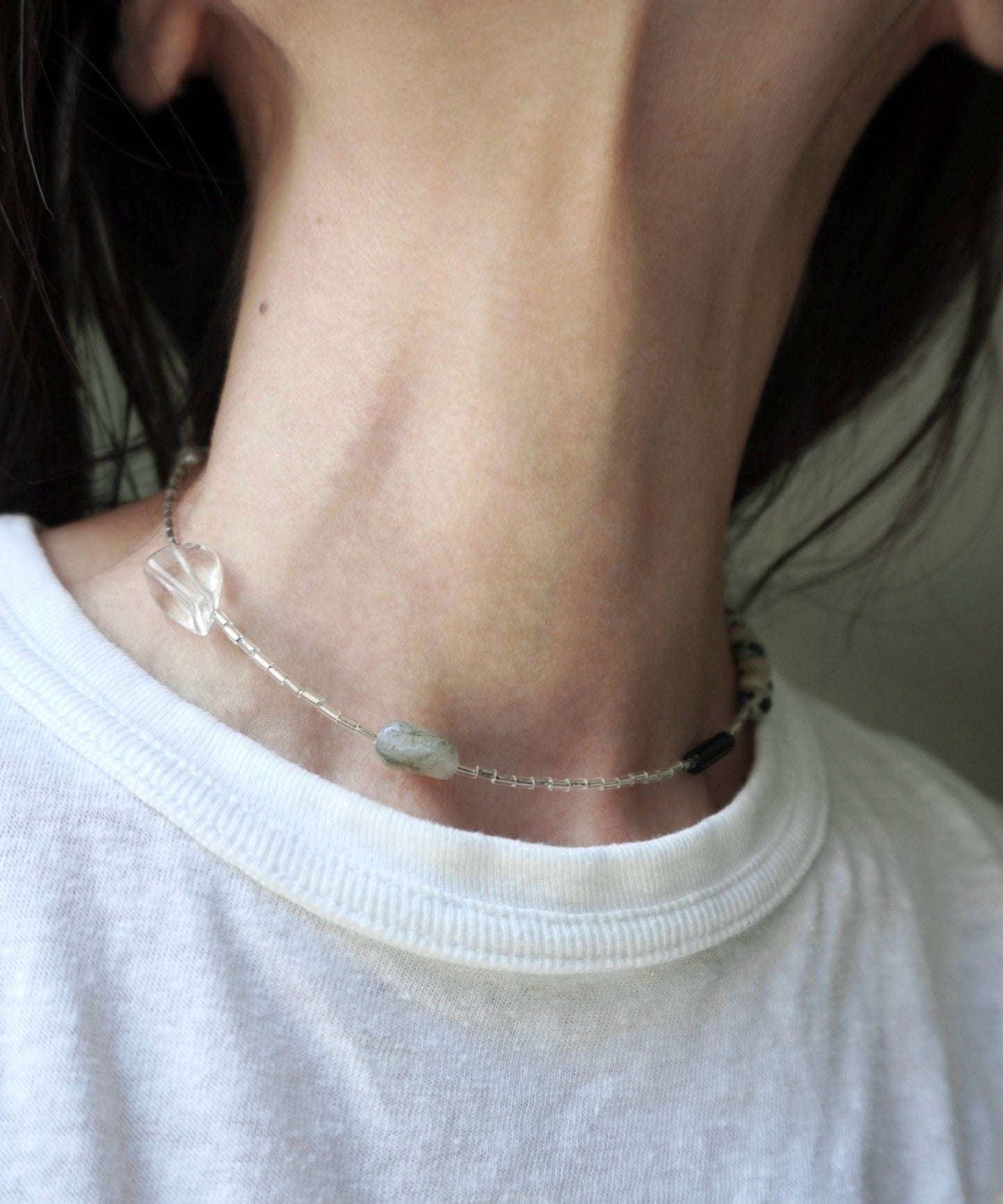 "RUTILE" thin necklace