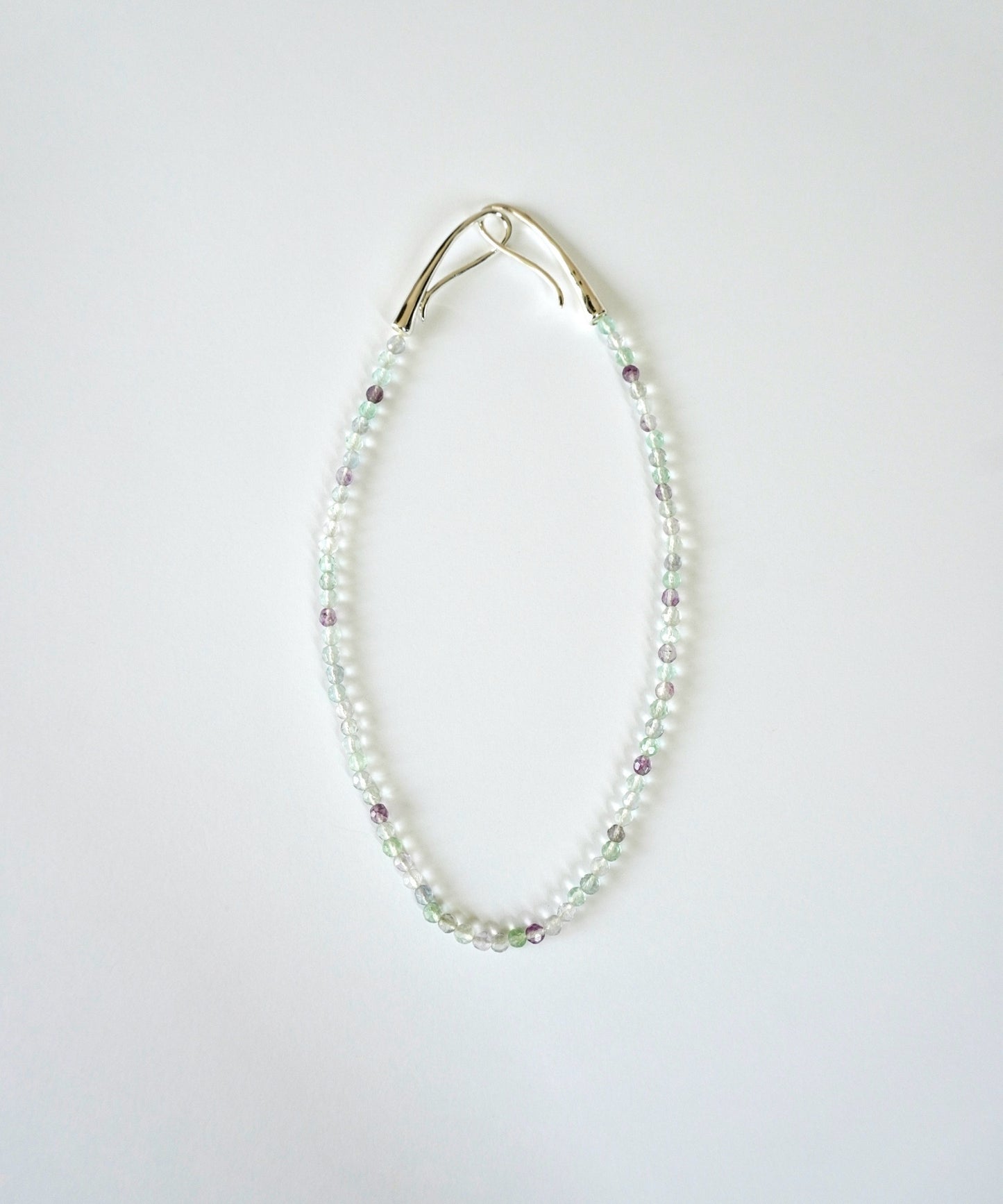 "Fluorite" stone necklace