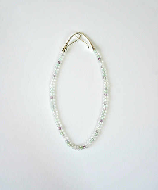 "Fluorite" stone necklace