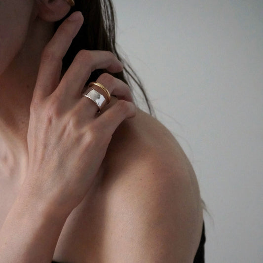 Layered pair ring